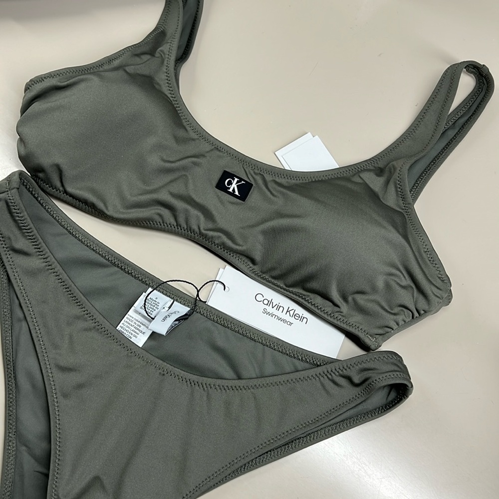 Olive Green CK bikini